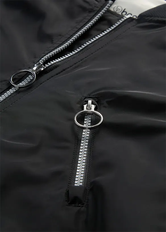 Manteau l&eacute;ger avec col en bord-c&ocirc;tes, bonprix