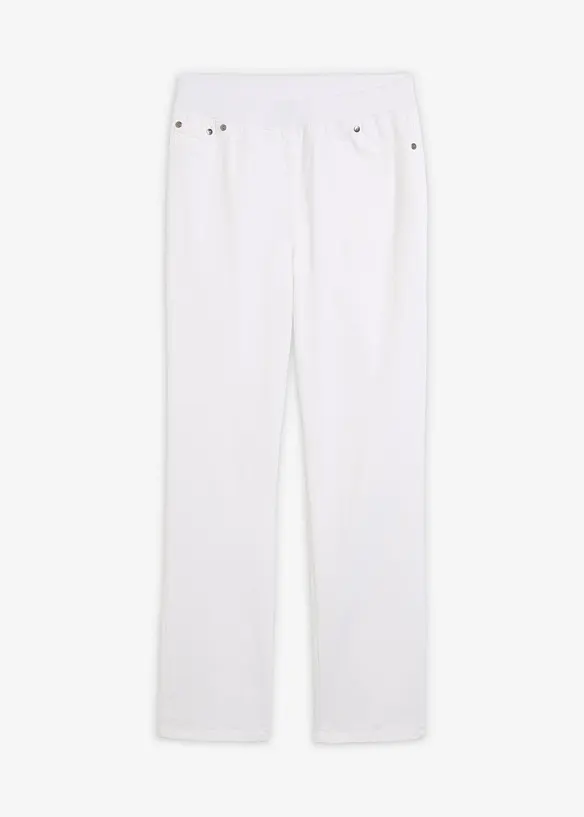 Tregging en twill de coton extensible, bonprix