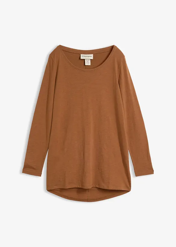 Langarmshirt aus leichtem Slub-Jersey-Material, bonprix