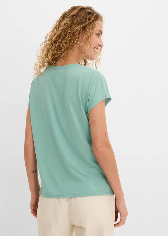 T-Shirt mit Glitzerdruck, bonprix