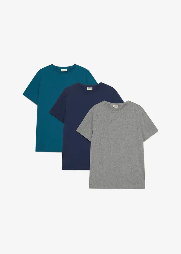 Lot de 3 T-shirts, bonprix