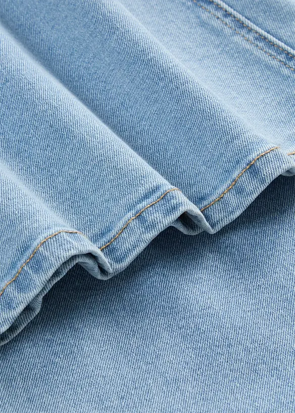 Wide-Leg-Jeans Mid Waist, bonprix