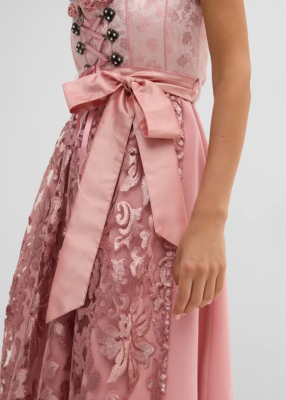 Dirndl mit Pailletten Sch&uuml;rze (2-tlg.Set), bonprix