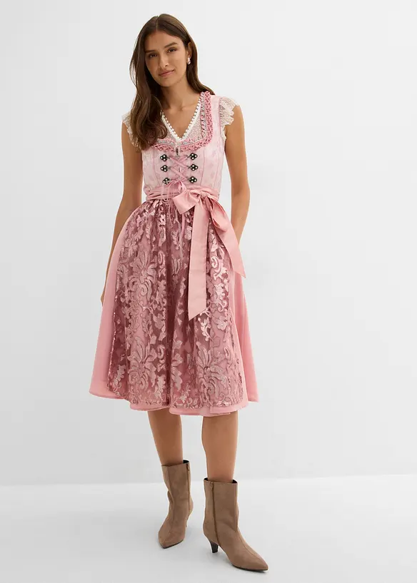 Dirndl mit Pailletten Sch&uuml;rze (2-tlg.Set), bonprix