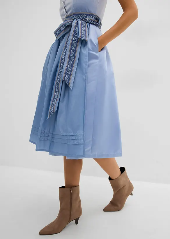 Dirndl midi avec velours (ens. 2 pces), bonprix
