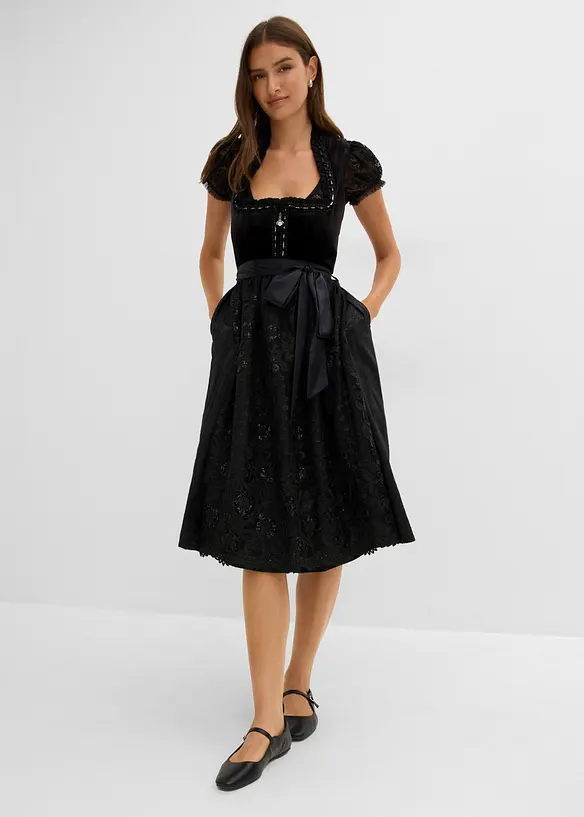 Dirndl mit Samtrock (2-tlg.Set), bonprix