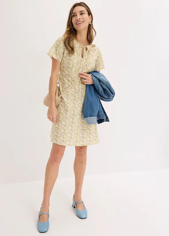 Kurzes Kleid aus leichter Baumwolle, bonprix