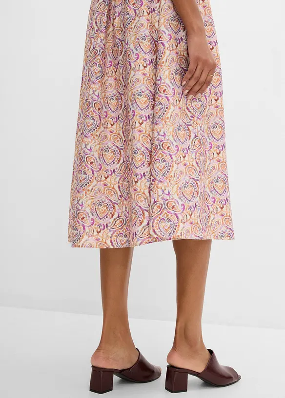 Midikleid aus Viskose-Mix, bonprix