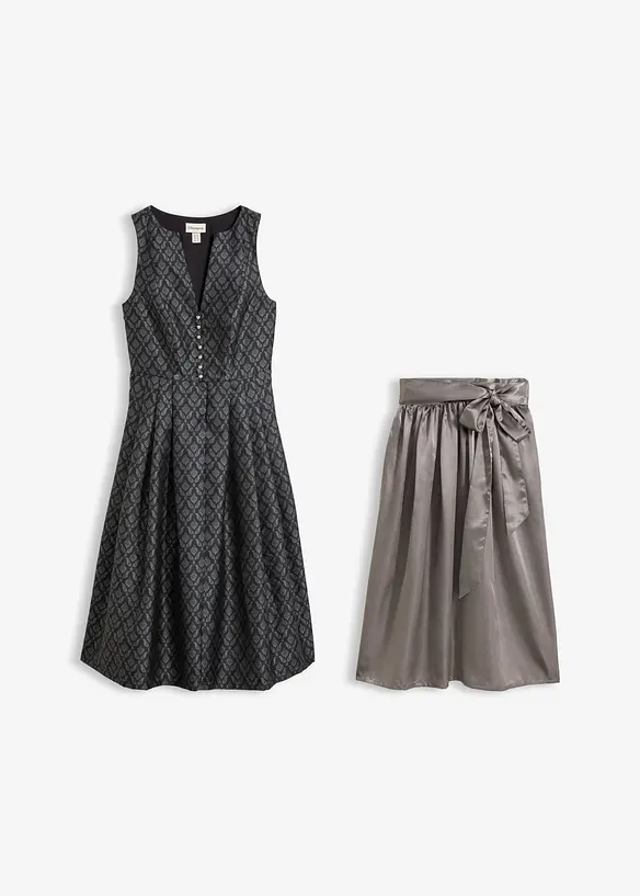 Dirndl mit Sch&uuml;rze  (Doppelpack 2-tlg. Set), bonprix