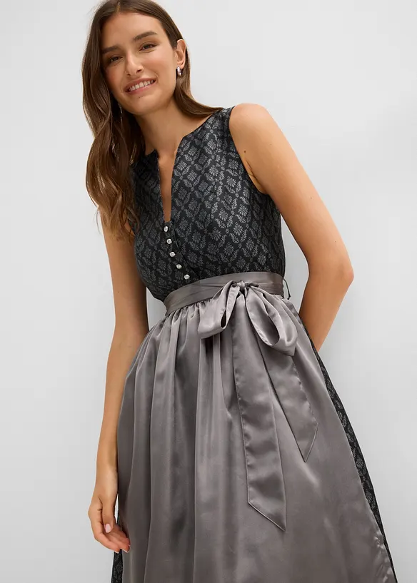 Dirndl mit Sch&uuml;rze  (Doppelpack 2-tlg. Set), bonprix