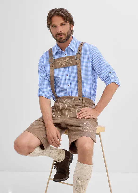 Trachtenhemd aus Baumwolle in Regular Fit, bonprix