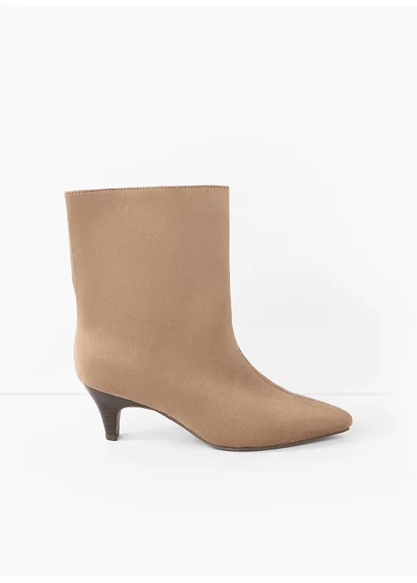 Bottines &agrave; petit talon, bonprix
