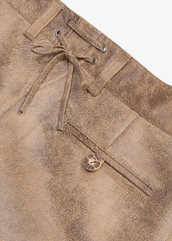Trachtenhose aus Lederimitat, bonprix