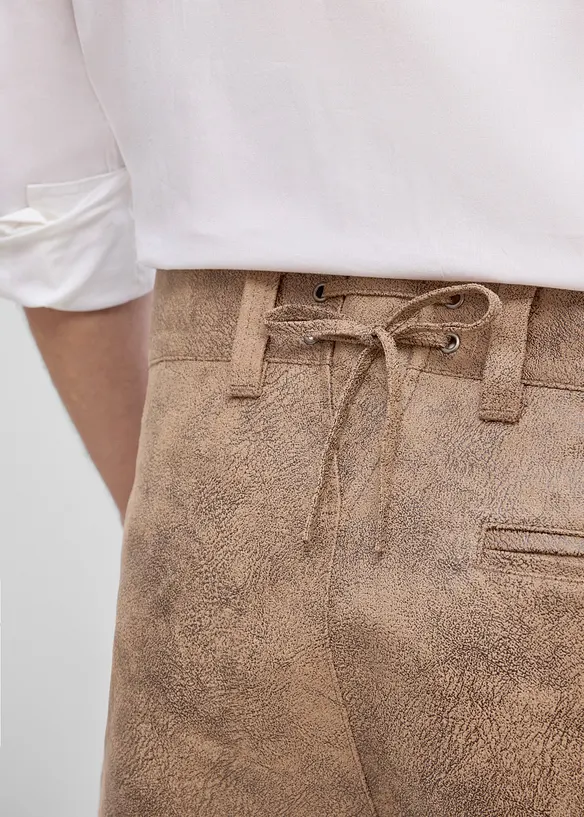 Trachtenhose aus Lederimitat, bonprix