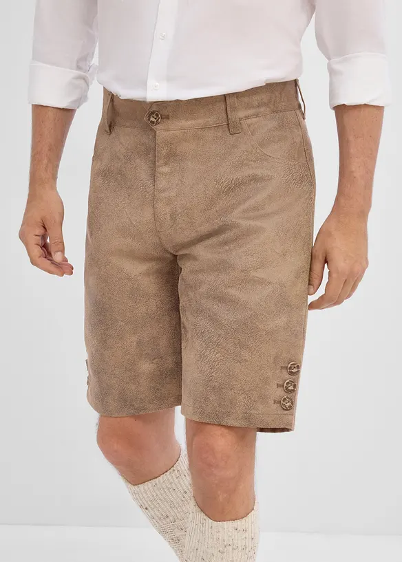 Trachtenhose aus Lederimitat, bonprix