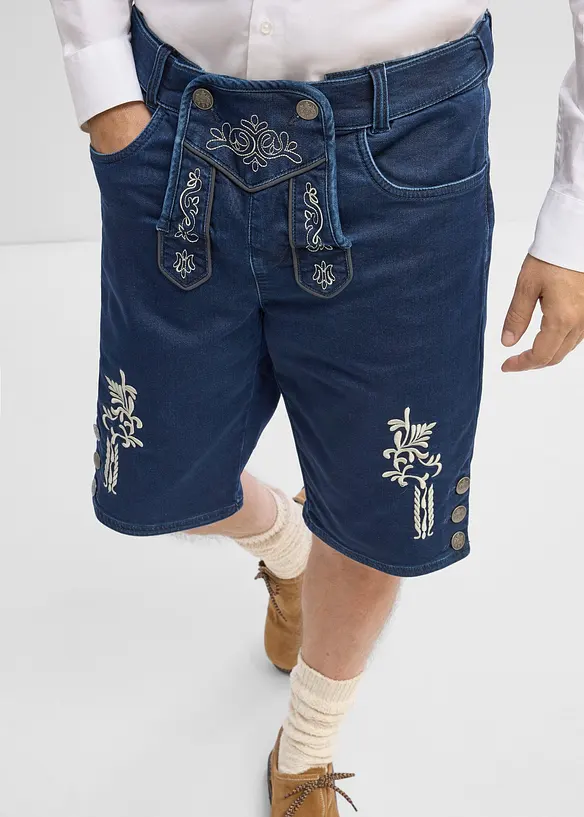 Trachtenhose aus Sweatdenim mit Komfortbund, bonprix