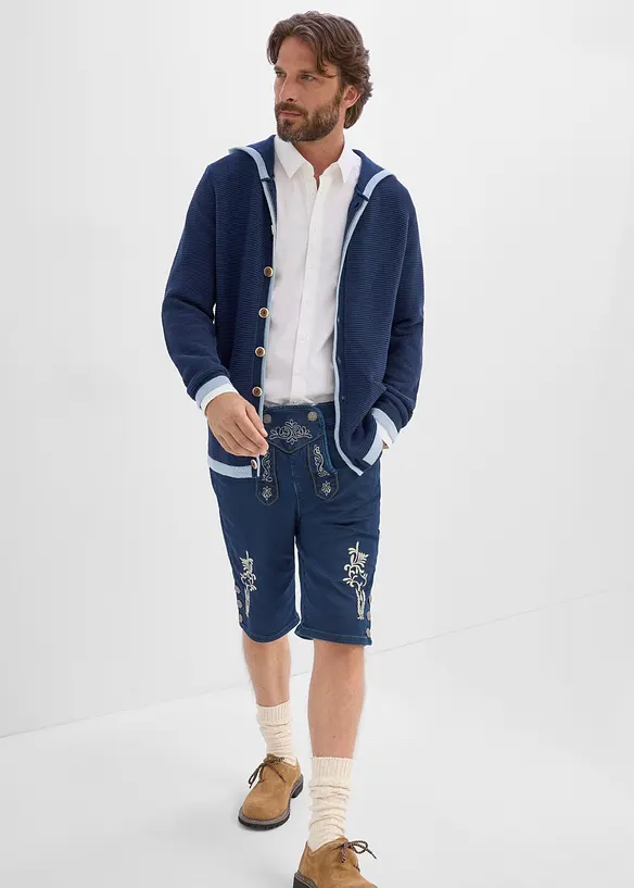 Trachtenhose aus Sweatdenim mit Komfortbund, bonprix