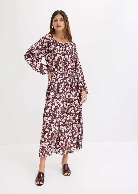 Maxikleid mit Bindeband, bonprix