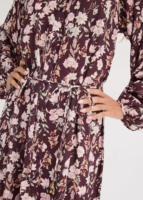Maxikleid mit Bindeband, bonprix