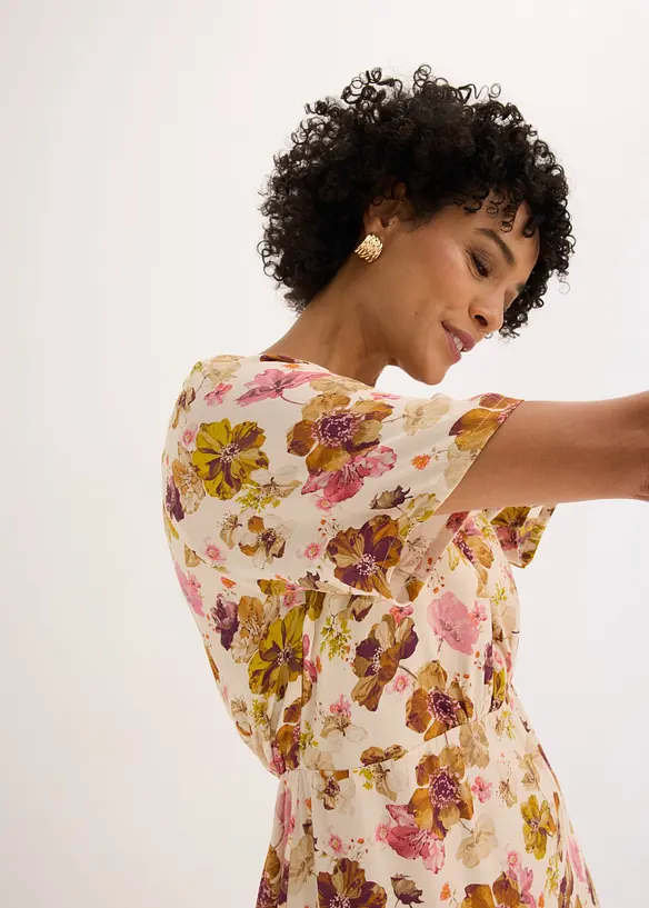 Robe &agrave; base asym&eacute;trique, bonprix