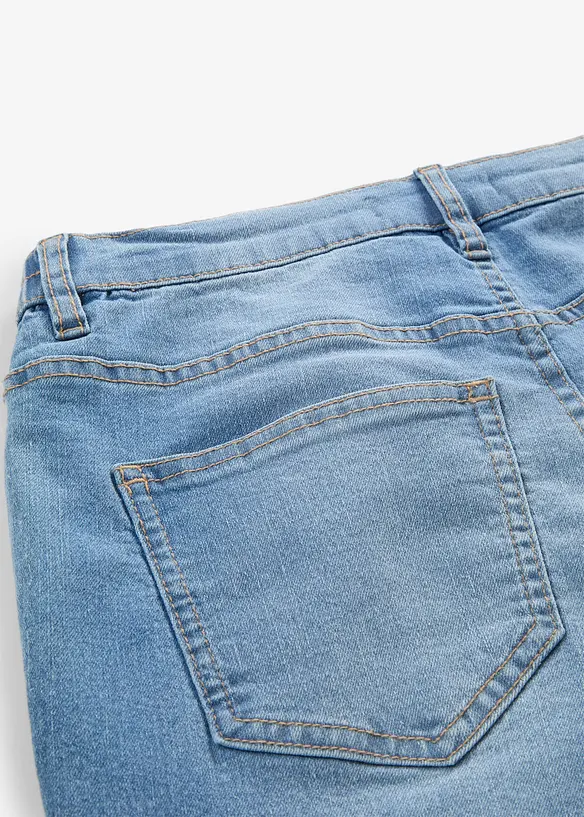 Jean droit, taille mi-haute, cropped, bonprix