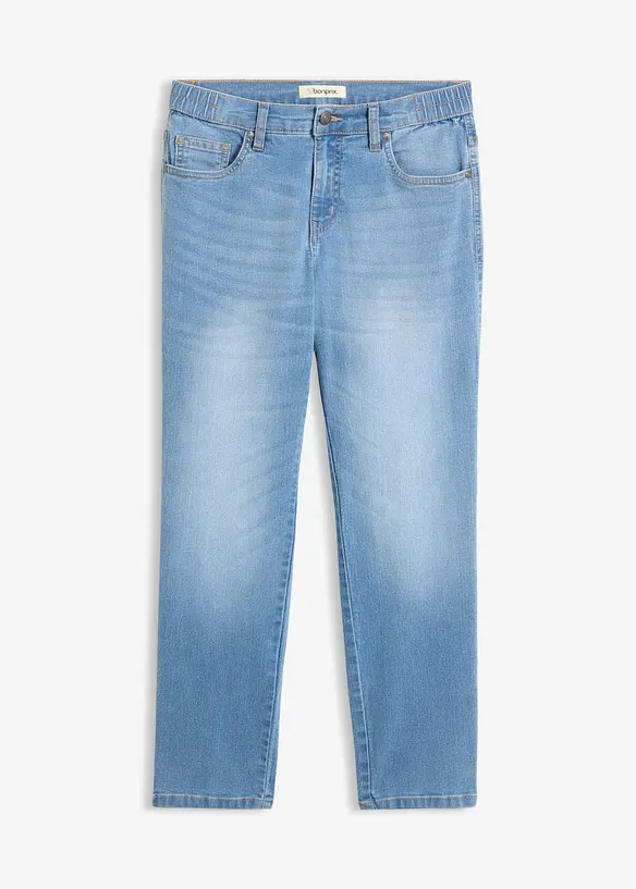 Jean droit, taille mi-haute, cropped, bonprix