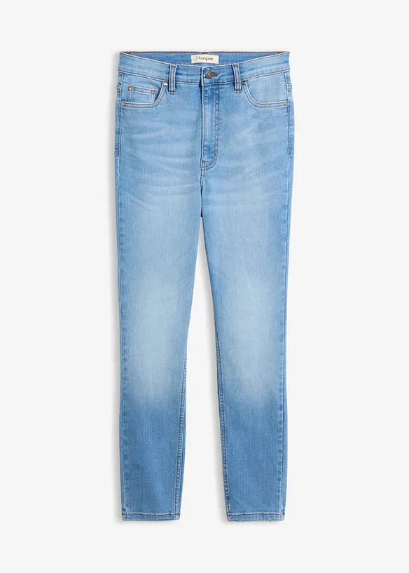 Jean skinny taille haute, cropped, bonprix