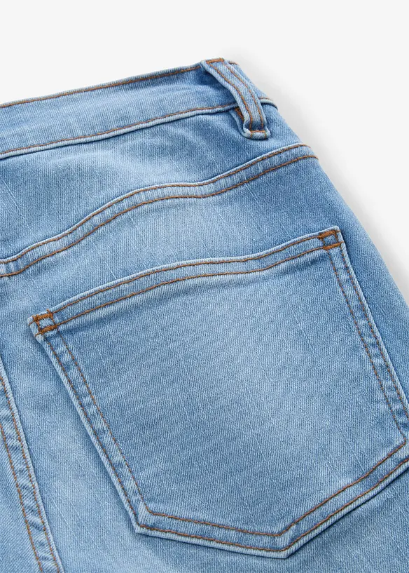 Jean skinny taille haute, cropped, bonprix