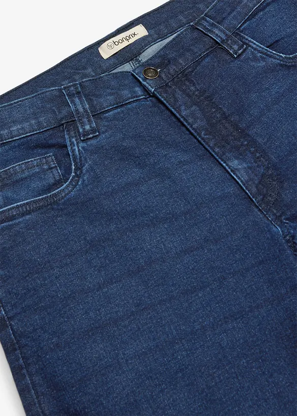 Jean droit extensible, loose, bonprix