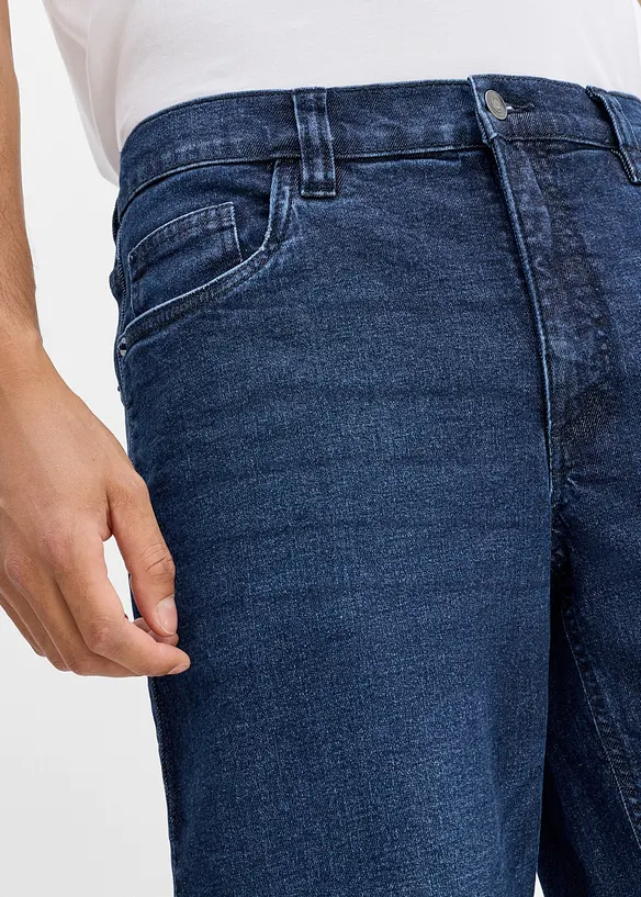 Jean droit extensible, loose, bonprix