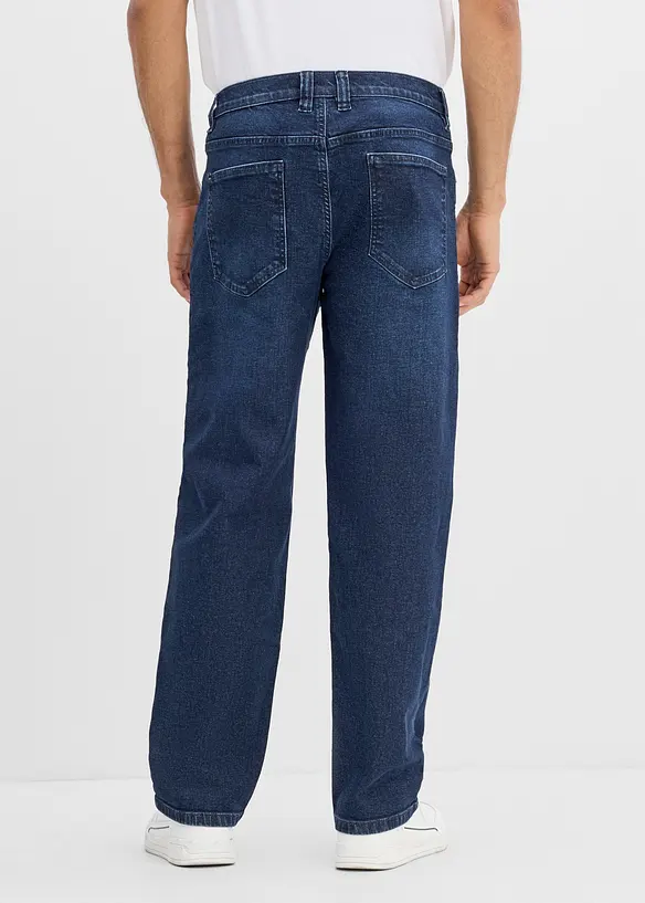 Jean droit extensible, loose, bonprix