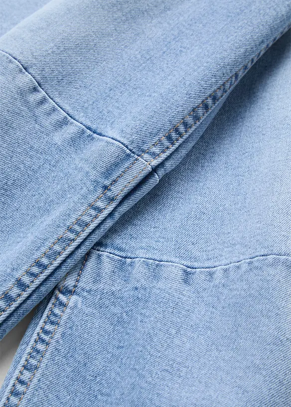 Jean barrel taille mi-haute, bonprix