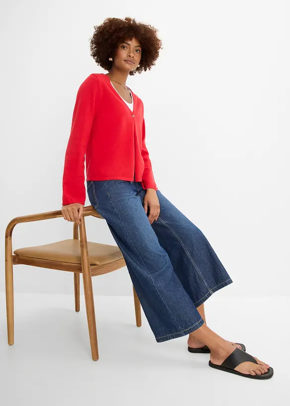 Jean large cropped, bonprix