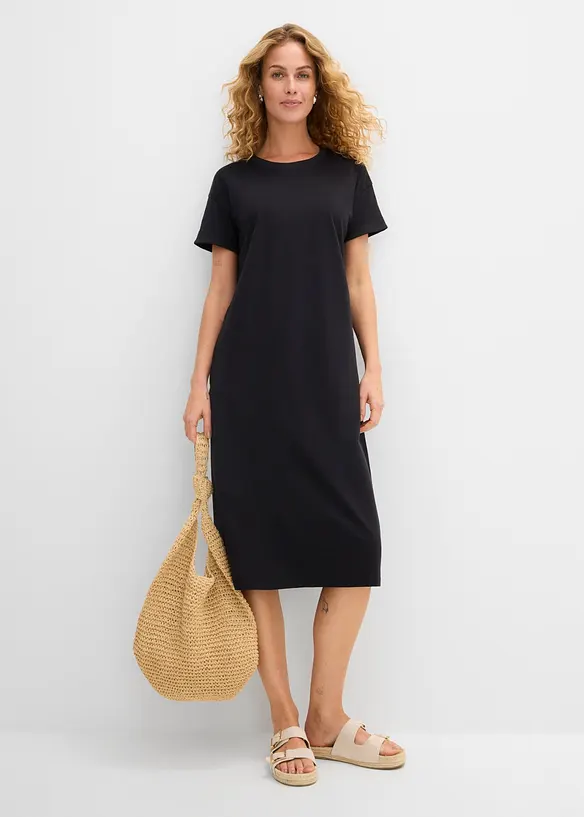 Jerseykleid aus reiner Bio-Baumwolle, bonprix