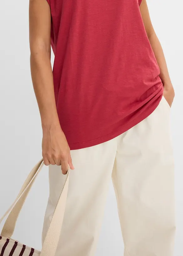 Longshirt aus reiner Bio-Baumwolle (2er Pack), bonprix