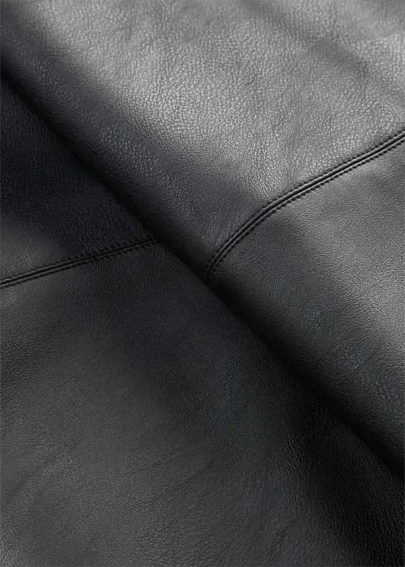Jupe midi enduite, bonprix