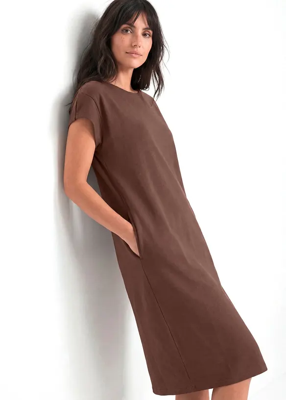 Robe en jersey coton &eacute;pais, bonprix