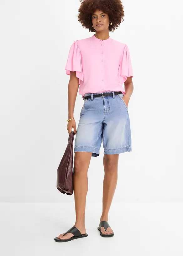 Bluse aus flie&szlig;ender Viskose, bonprix