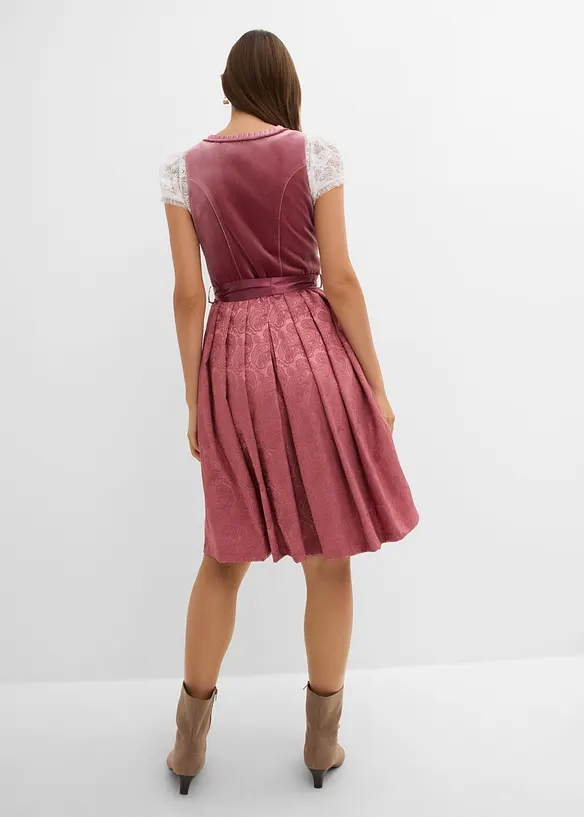 Dirndl mit Pailletten Sch&uuml;rze (2-tlg.Set), bonprix
