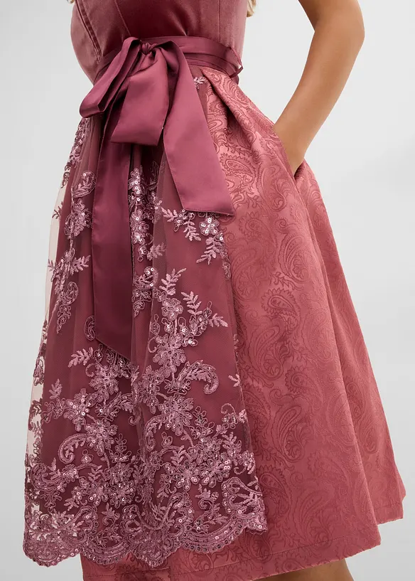 Dirndl mit Pailletten Sch&uuml;rze (2-tlg.Set), bonprix