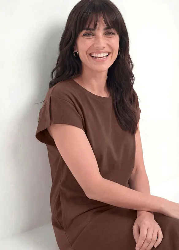 Robe en jersey coton &eacute;pais, bonprix