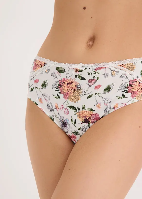 Lot de 4 slips Maxi coton, bonprix