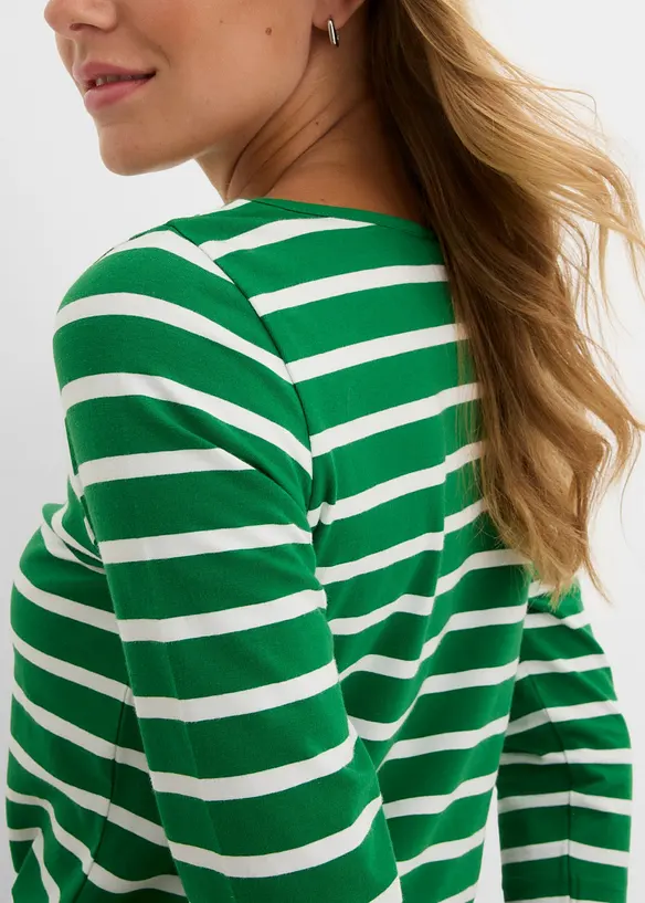 Langarmshirt mit reiner Bio-Baumwolle, bonprix