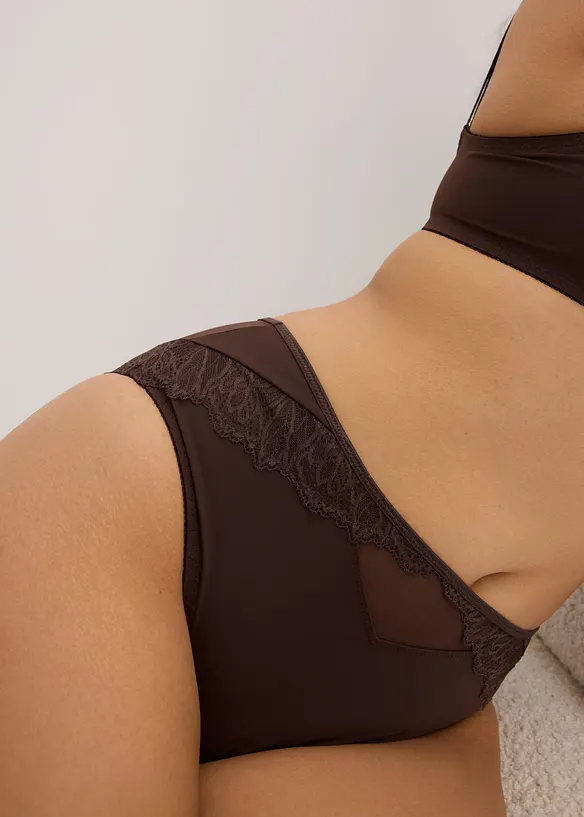 Slip maxi avec dentelle, bonprix