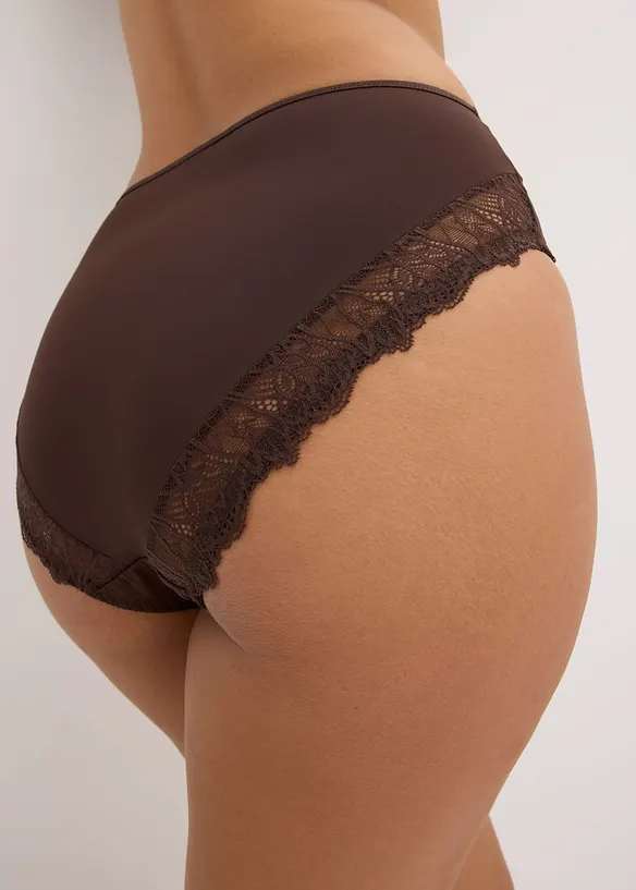 Slip maxi avec dentelle, bonprix