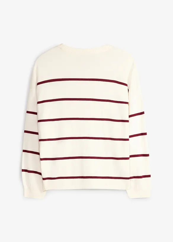 Pull en fine maille de viscose m&eacute;lang&eacute;e, bonprix