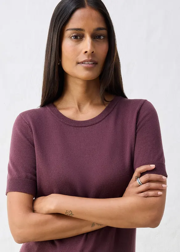Feinstrickpullover aus weichem Woll-Mix, bonprix