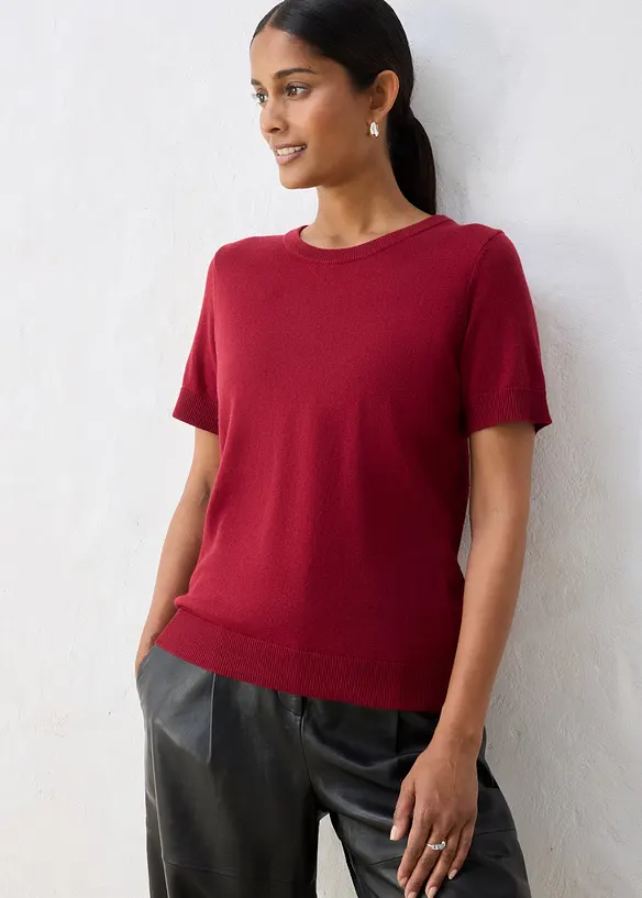Feinstrickpullover aus weichem Woll-Mix, bonprix