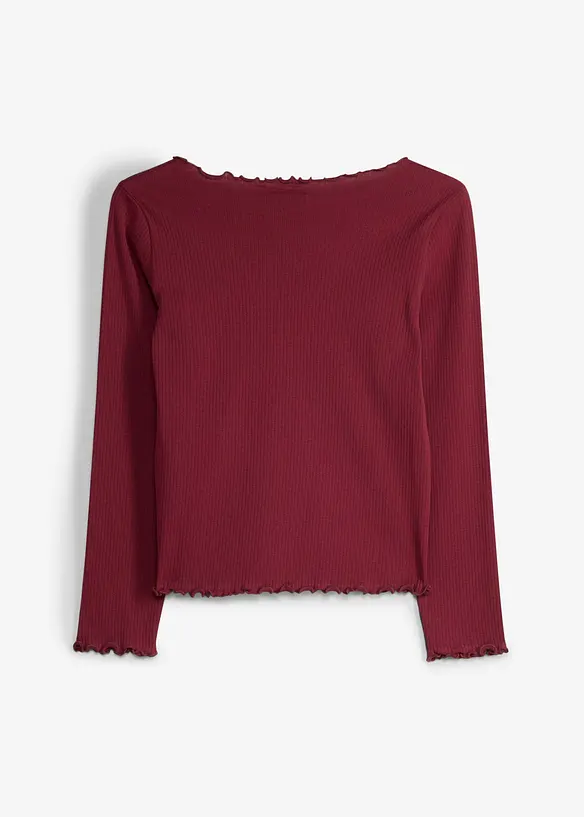 Langarmshirt aus reiner Bio-Baumwolle, bonprix