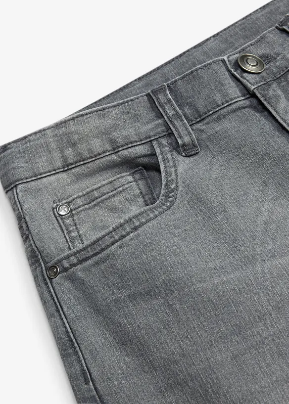 Jean &agrave; taille r&eacute;glable, coupe droite et loose, bonprix